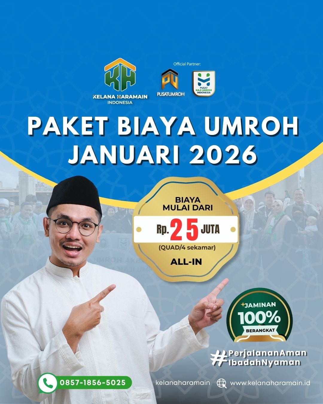 Cover Paket Biaya Umroh Januari 2026