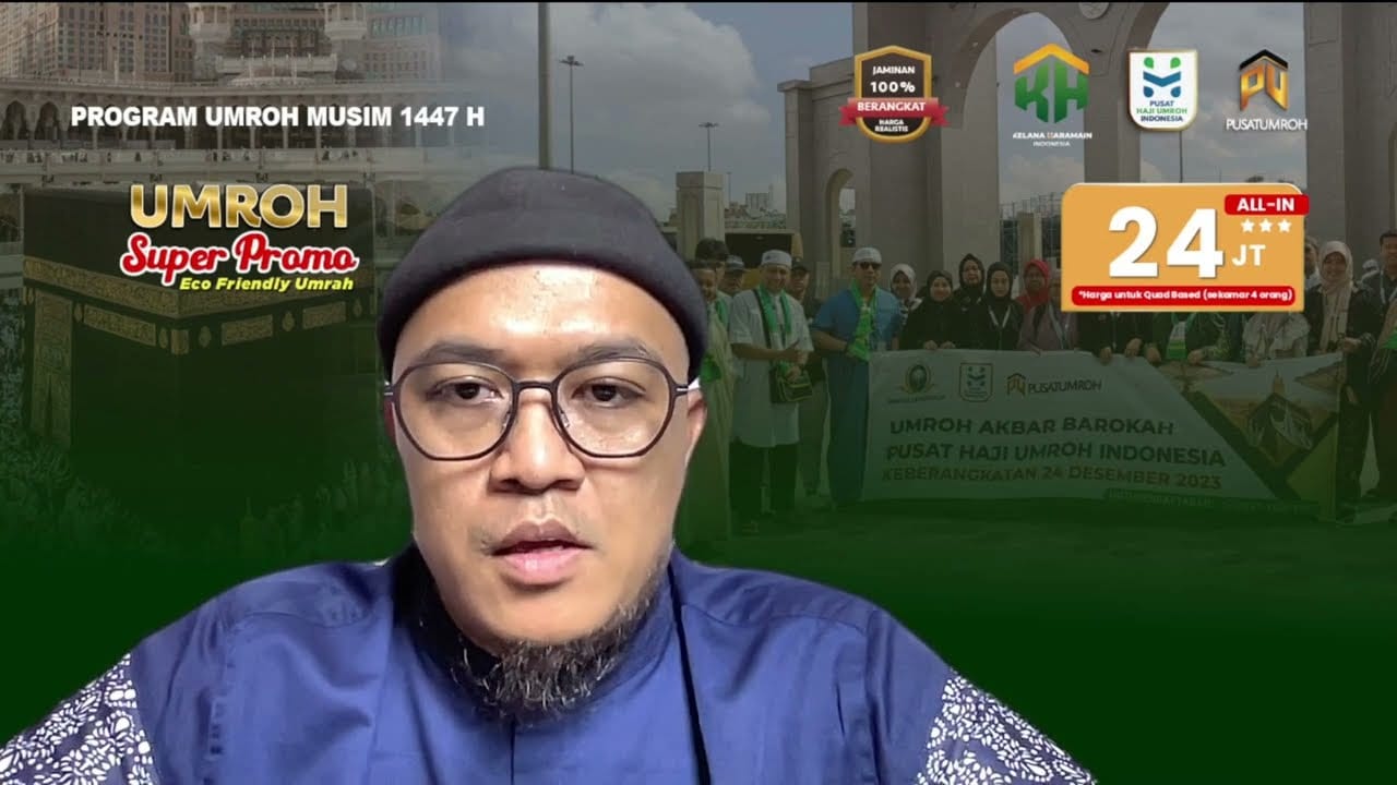 Paket Umroh 24 jutaan Super Promo Eco Friendly Umroh 2025
