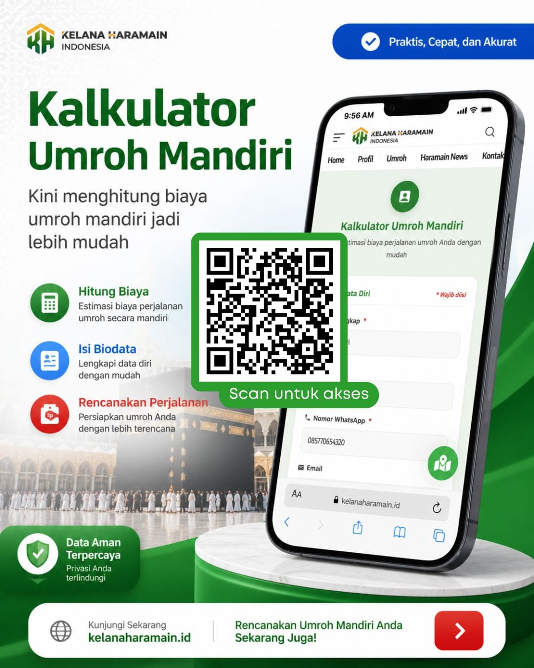 Kalkulator Umroh Mandiri by Kelana Haramain